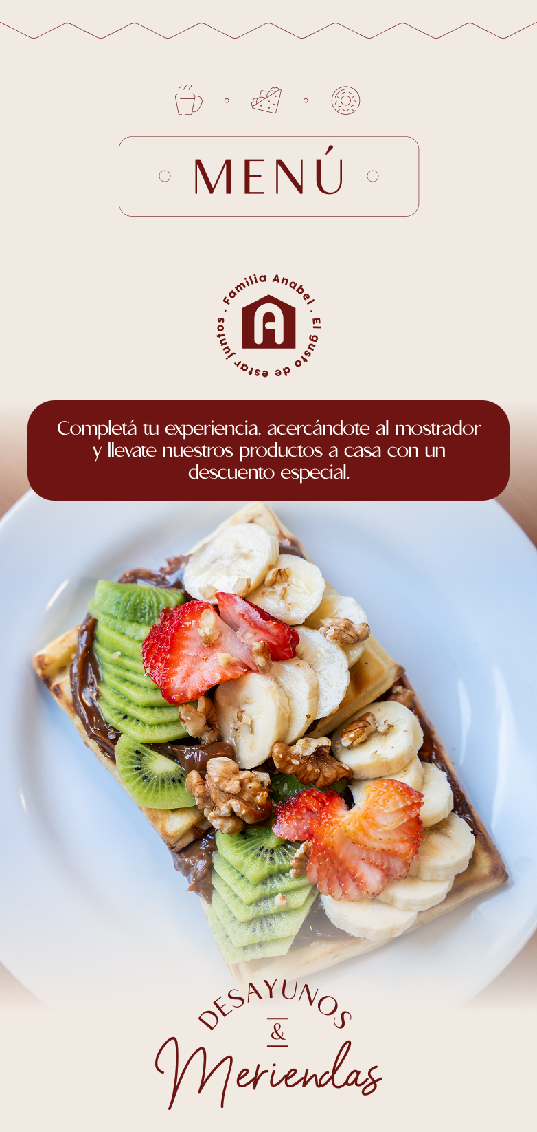 Menú Familia Anabel - Desayunos y Meriendas